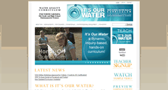 Desktop Screenshot of itsourwater.info