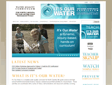 Tablet Screenshot of itsourwater.info
